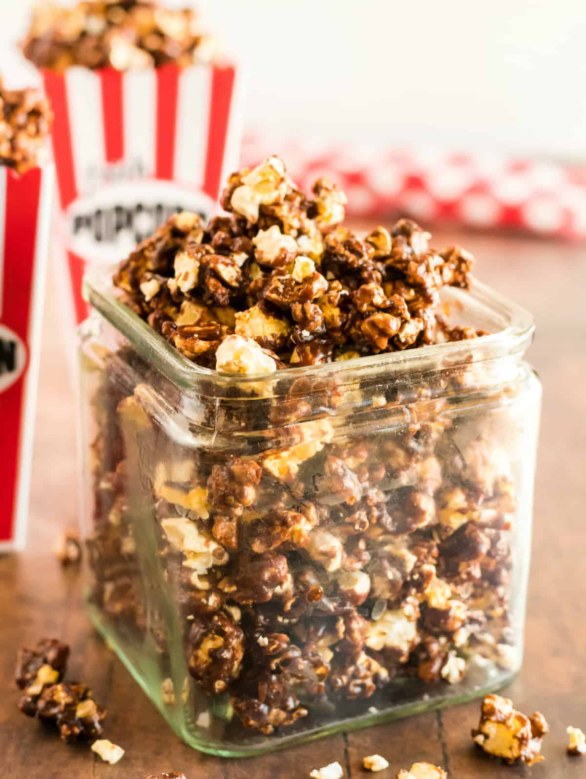 gourmet chocolate popcorn